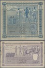 Finland: Very interesting set with 4 banknotes containing 3 x 50 Markkaa 1939 Litt. D P.72D in F- to F+ and 1000 Markkaa 1945 Litt. A P.82 in F- condi...