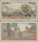 French Equatorial Africa: Caisse Centrale de la France d'Outre-Mer 5000 Francs ND(1947), P.27, very popular and rare banknote, still in nice condition...