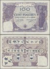 French Indochina: Banque de l'Indo-Chine - Saïgon 100 Piastres 1920, P.42, still great condition and a very popular note, some rusty spots and pinhole...