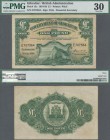 Gibraltar: 1 Pound 1954, P.15c, lightly toned paper and a few folds, PMG graded 30 Very Fine
 [taxed under margin system]