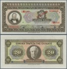 Greece: 20 Drachmai ND(1928) Specimen P. 95s in condition: UNC.
 [taxed under margin system]