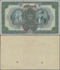 Iran: rare proof print of 1000 Rials ND(1924) P. 30p, uniface printed, previously mounted with light traces of glue on back side, minor border tear, c...