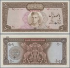 Iran: 500 Rials ND Specimen P. 93s with zero serial numbers, red specimen overprint and cancellation hole in condition: UNC.
 [taxed under margin sys...