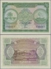 Maldives: 100 Rufiyaa 1960, P.7b in perfect UNC condition.
 [plus 19 % VAT]