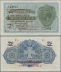 Malta: 1 Shilling ND(1940) ovpt. on 2 Shillings, P.15 with Portrait of King George V in perfect UNC condition.
 [plus 19 % VAT]