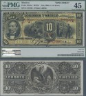 Mexico: El Banco de Londres y Mexico 10 Pesos ND(1900-13) SPECIMEN, P.S234s1, highly rare and seldom offered, PMG graded 45 Choice Extremely Fine
 [p...