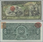 Mexico: El Banco de Durango 50 Pesos 1914, P.S276A, almost perfect, just a few minor wrinkles at left border. Condition: aUNC
 [plus 19 % VAT]
