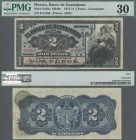 Mexico: El Banco de Guanajuato 2 Pesos 1914, P.S288a, lightly toned paper with a few soft folds, PMG graded 30 Very Fine. Rare!
 [taxed under margin ...
