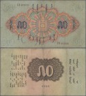Mongolia: Commercial and Industrial Bank 50 Tugrik 1925, P.12, still nice and very rare, lightly toned paper with small border tears and some folds. C...