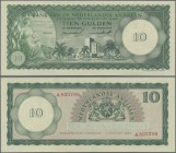 Netherlands Antilles: 10 Gulden 1962, P.2 in UNC condition
 [taxed under margin system]