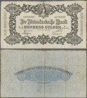 Netherlands: 100 Gulden 1916 P. 24, very rare, three vertical and two horizontal folds, no holes or tears, no repairs, original paper and colors, rare...