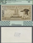 New Zealand: Highly Rare Archive Photographic Front Essay of an unlisted 50 Pounds note with stamp on back ”DLR-Studio Photographed 22 MAR 1957”, P.NL...