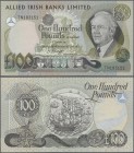 Northern Ireland: 100 Pounds 1982 P. 5, with light folds circulated, condition: VF.
 [taxed under margin system]