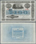Northern Ireland: 100 Pounds 1943 P. 320, Ulster Bank Limited, rare high denomination note, very crisp paper, extraordinary clean, 2 pinholes, only li...