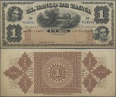 Peru: El Banco de Tacna 1 Sol 1870 unsigned remainder, P.S382r in XF+ condition
 [taxed under margin system]