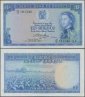 Rhodesia: Reserve Bank of Rhodesia 10 Shillings 1964, P.24, almost perfect, just a few tiny spots on upper left border. Condition: XF+/aUNC
 [plus 19...