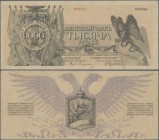 Russia: Northwest Russia 1000 Rubles 1919, P.S210, soft vertical bend at center, tiny pinhole and a few stains. Condition: VF+
 [plus 19 % VAT]