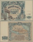 Russia: North Caucasus 5000 Rubles 1919, P.S598, almost perfect condition, just a few tiny spots and a small dint at right border. Condition: aUNC. Ve...