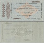 Russia: Georgia (Socialist Soviet Republic) 500.000 Rubles 1922, P.S767, excellent condition with a very soft vertical bend and tiny tears at upper ma...