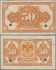 Russia: Provisional Siberian Administration 50 Kopeks ND(1918) SPECIMEN, P.S828s, minor creases at lower right, otherwise perfect. Condition: XF+
 [p...