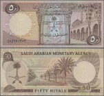 Saudi Arabia: 50 Riyals AH1379 ND(1961-68), P.14a in perfect UNC condition. Rare!
 [taxed under margin system]