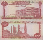 Saudi Arabia: 100 Riyals AH1379 (1968), P.15 in perfect UNC condition. Highly rare and hard to get in a condition like this.
 [plus 19 % VAT]