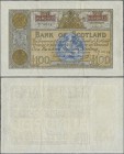 Scotland: Bank of Scotland 100 Pounds 1959, P.95e, highest denomination of this series in still nice condition with a few folds and minor spots: VF/VF...
