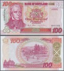 Scotland: Bank of Scotland 100 Pounds 2006 P. 123e, in crisp original condition: UNC.
 [taxed under margin system]