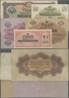 Turkey: Nice lot with 5 banknotes of the Ottoman Empire period with 2 1/2 Piastres L. 23.05.AH1332 P.86 in VF, 5 Piastres L. 06.08.AH1332 P.87 in F, 2...