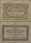 Ukraina: Voucher of 20 Hriven 1919, P.NL (R 15136), still nice with strong paper, small border tears and lightly toned paper. Condition: F
 [plus 19 ...