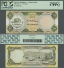 United Arab Emirates: United Arab Emirates Currency Board 100 Dirhams ND(1973), P.5 in perfect uncirculated condition, PCGS graded 67 Superb Gem New P...