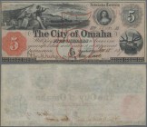 United States of America: NEBRASKA TERRITORY - City of Omaha 5 Dollars 1837 in perfect UNC condition
 [plus 19 % VAT]