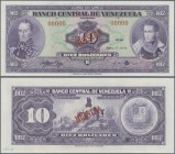 Venezuela: 10 Bolivares April 11th 1972 SPECIMEN, P.51bs in UNC condition.
 [taxed under margin system]