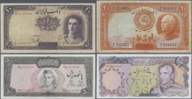 Iran: Collectors album with 82 different banknotes BANK MELLI IRAN, BANK MARKAZI IRAN and CENTRAL BANK OF THE ISLAMIC REPUBLIC OF IRAN comprising for ...