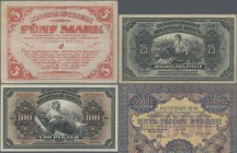 Alle Welt: Collectors album with about 340 banknotes, mainly Russia and former Soviet States, but also a few world banknotes, comprising for example U...