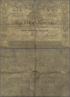 Deutschland - Altdeutsche Staaten: Anhalt-Dessauische Landesbank 1 Thaler Courant 1847, PiRi A22, stark gebraucht mit rückseitig geklebten Rissen. Erh...