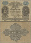 Deutschland - Altdeutsche Staaten: Hessen-Darmstadt Großherzogl. Hessische Staatsschulden-Tilgungscasse 1 Gulden 1865, PiRi A119, sehr schöne saubere ...