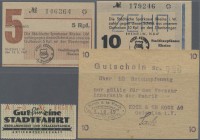 Deutschland - Alliierte Miltärbehörde + Ausgaben 1945-1948: 1947, Lot von 33 nicht nur alltäglichen Scheinen in Reichsmark-Währung mit Ausgaben aus Ha...