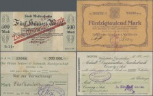 Deutschland - Notgeld: Händlerbestand mit über 1000 Notgeldscheinen, dabei gut 500 Stück (incl. einiger Lotterielose) aus den Neuen Bundesländern und ...
