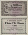Deutschland - Notgeld - Hessen: Wetzlar, Stadt, 10 Kleingeldscheine in Varianten, 7 Scheine Großgeld 1918 mit Varianten der Abstempelungen, 500 Tsd., ...