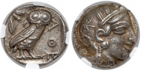 Grecja, Attyka, Ateny, Tetradrachma (454-404 p.n.e.) - 'sówka' 4/5 4/5