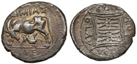 Grecja, Illyria, Dyrrachium, Drachma (III-II wiek p.n.e.)