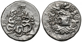 Grecja, Mezja, Pergamon, Tetradrachma cystoforyczna (166-67 p.n.e.)