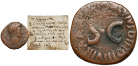 Oktawian August (27 p.n.e.-14 n.e.) As, Rzym - proweniencja 1863