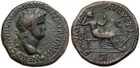 Neron (54-68 n.e.) As, Lugdunum