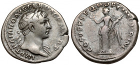 Trajan (98-117 n.e.) Denar, Rzym