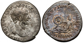 Trajan (98-117 n.e.) Denar, Rzym - Via Traiana