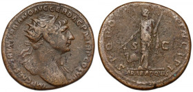 Trajan (98-117 n.e.) Dupondius, Rzym