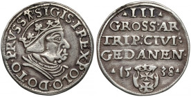 Zygmunt I Stary, Trojak Gdańsk 1538