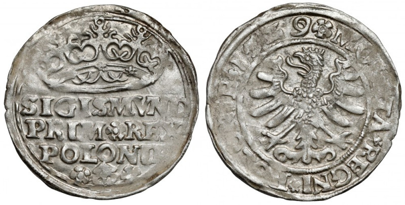 Zygmunt I Stary, Grosz Kraków 1529 Ostatni grosz przed kilkunastoletnią przerwą ...